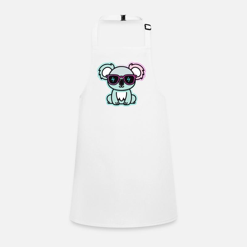 Koala-Neonbrillen Schürze für Kinder