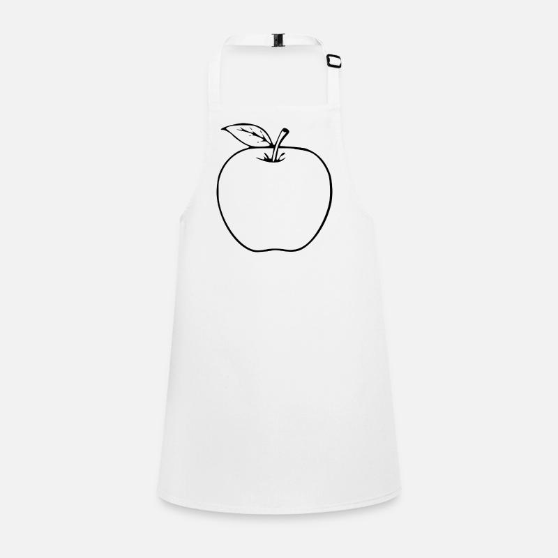 Cadeau minimaliste Apple Tablier Enfant