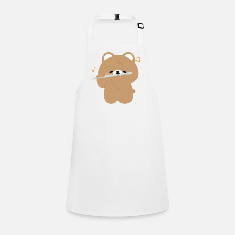 Bear Flute Serenade Children's Apron