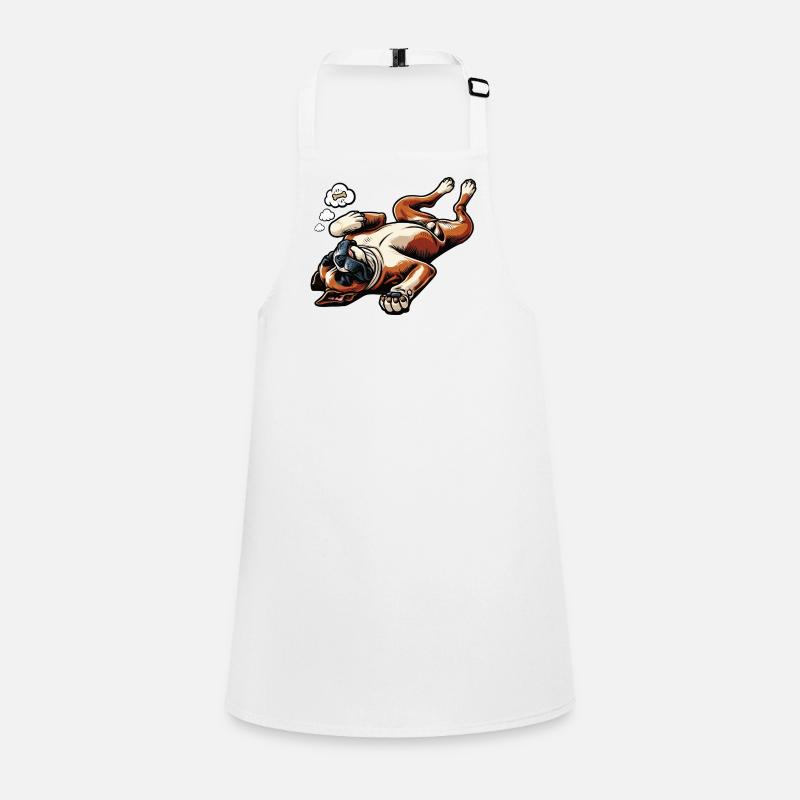 Boxer Boxerhalter Boxerhund Boxerbesitzer Boxerfan Schürze für Kinder