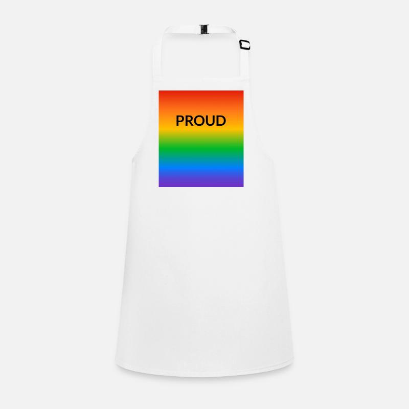 Proud Rainbow LGBT Pride Schürze für Kinder