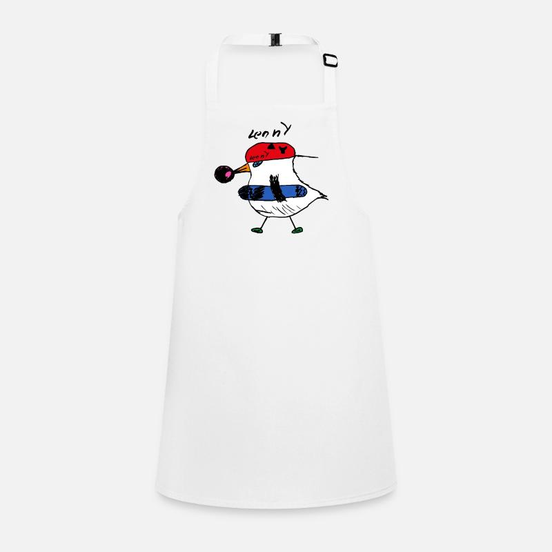 Le poulet patineur de Lenny Tablier Enfant