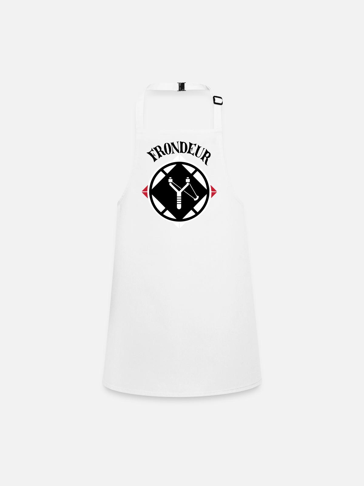 Slinger Emblem - Children's Apron - white - Front