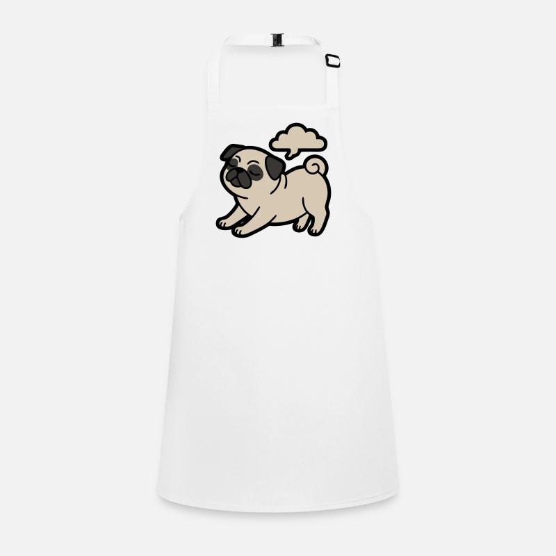 Pug dog qui pète, drôle Tablier Enfant