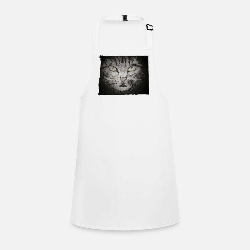 Cat Black - Hand Carved Printable Children's Apron