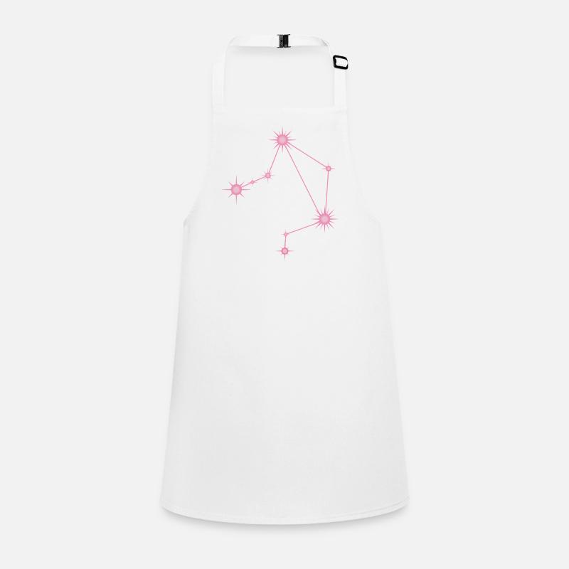 Libra Star Constellation Zodiac Sign Pastel Pink Children's Apron