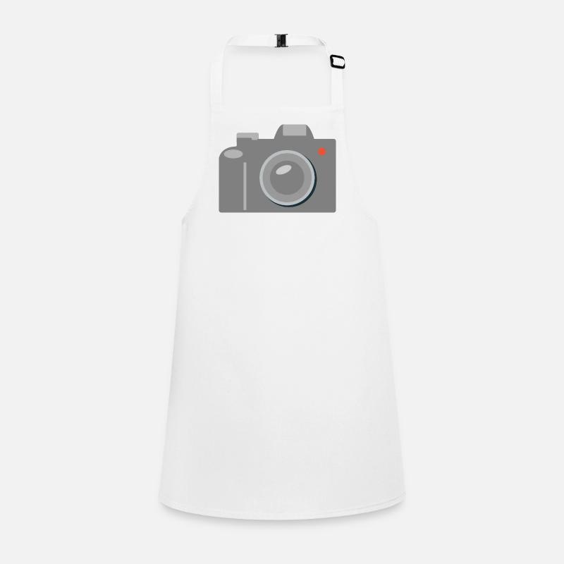 Icône de caméra Gris graphique Tablier Enfant