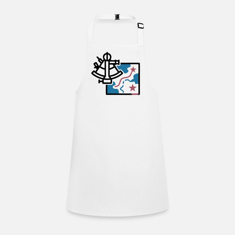 Sextant Navigation Map Vector Children's Apron