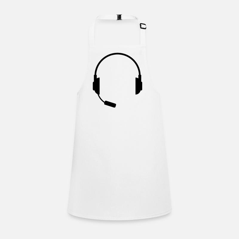 Headset With Microphone Children's Apron