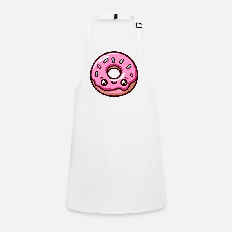 Kawaii Candy Pink Donut Schürze für Kinder
