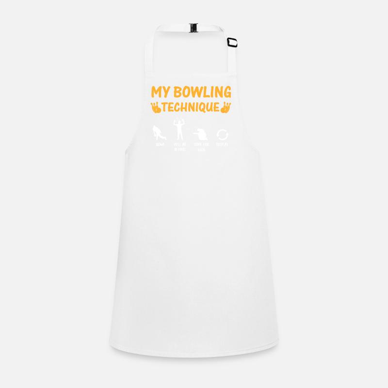 Mein Bowlingtechnik-Abschlag Schürze für Kinder