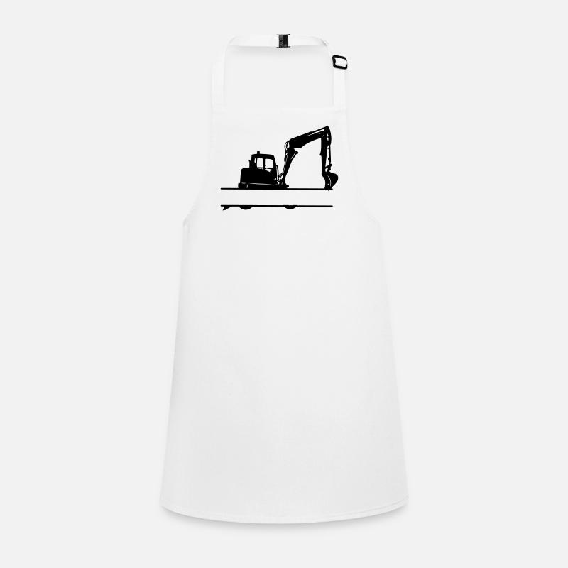 Excavator Custom – Heavy Equipment Children's Apron