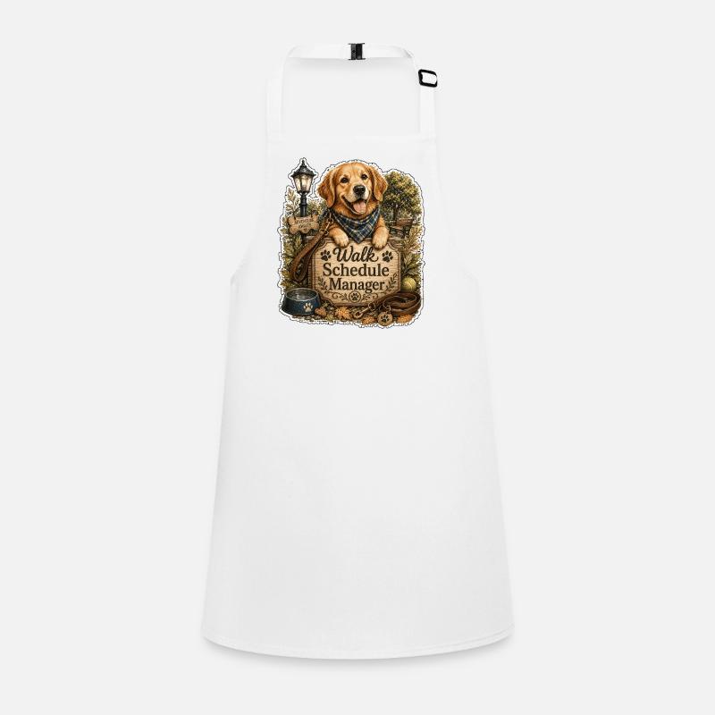 Walk Schedule Manager Dog Children's Apron