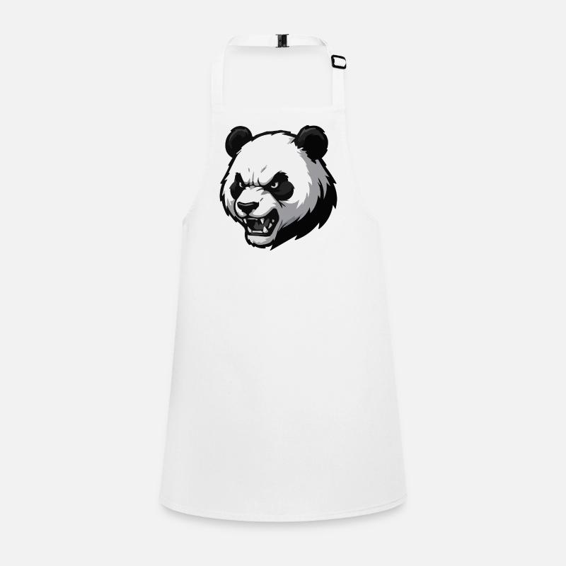 Imprimer vectoriel Angry Panda Tablier Enfant