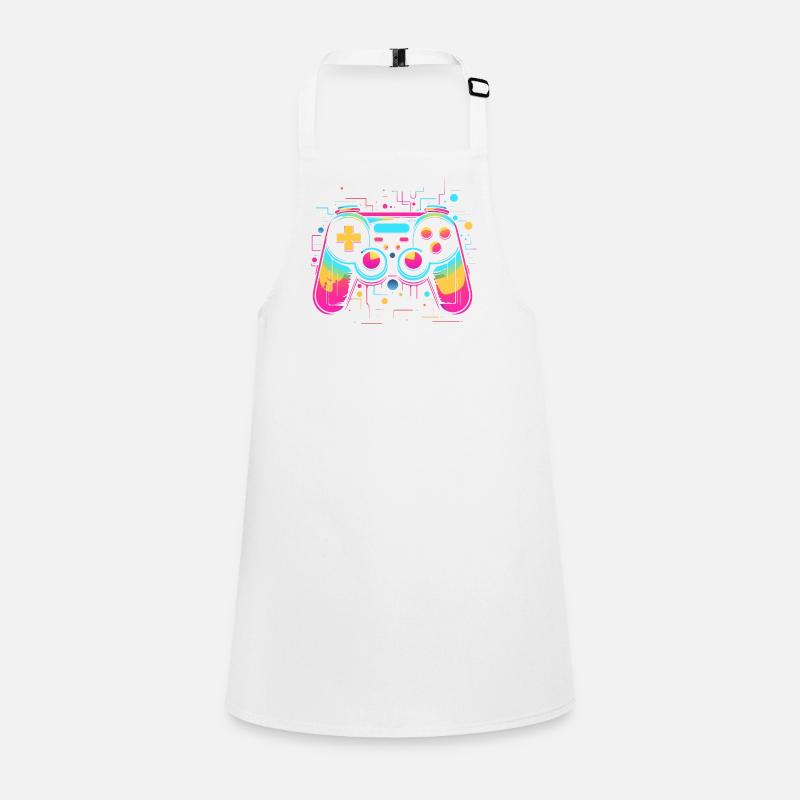Look rétrowave de manette de jeu Tablier Enfant