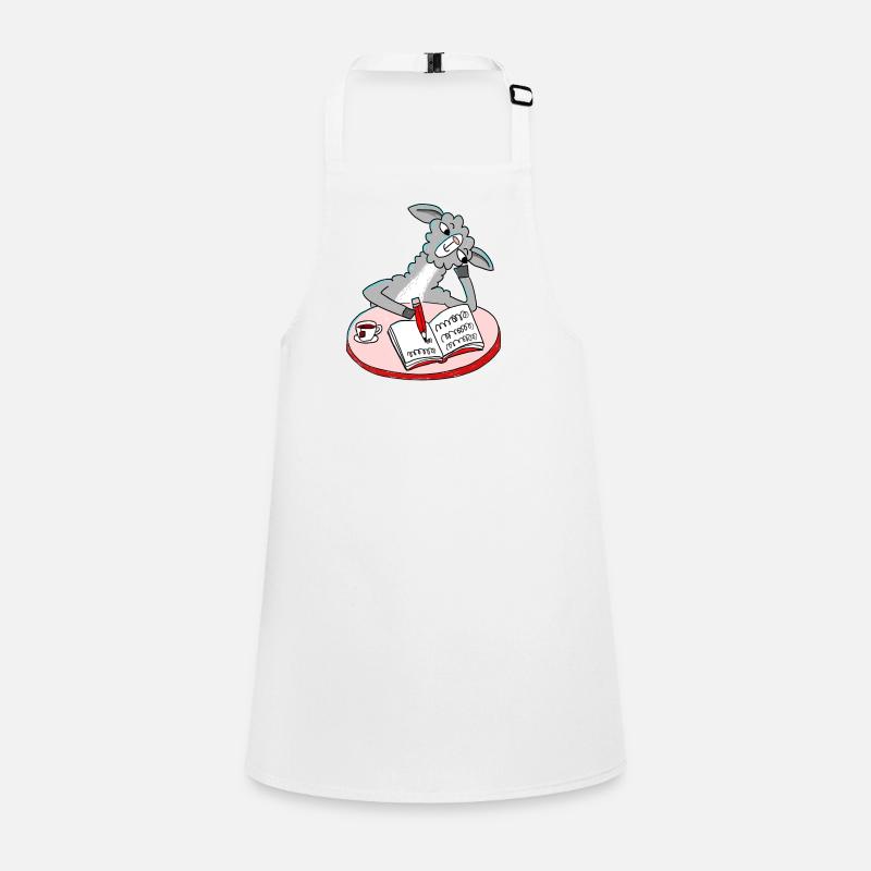 Lama writes diary Children's Apron