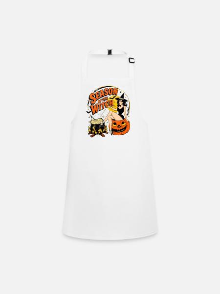 Witch Harvest Night - Children's Apron - white - Front