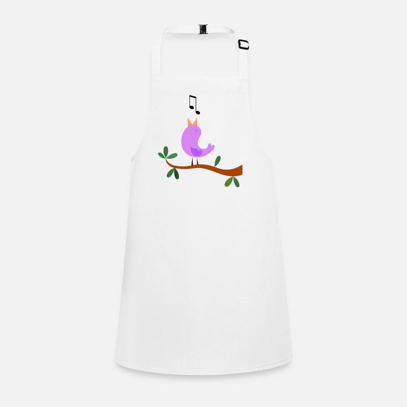 Singvogel - süßer Vogel Schürze für Kinder