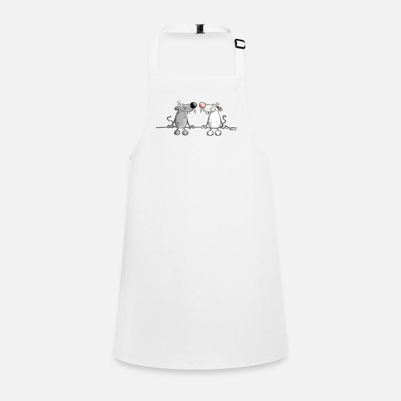 Souris dans l'amour Tablier Enfant