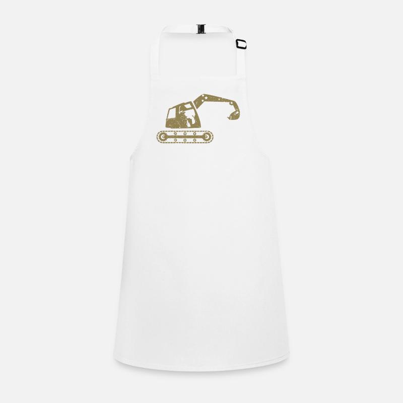 Bagger Baggerfahrer Baugeräteführer – Schürze für Kinder