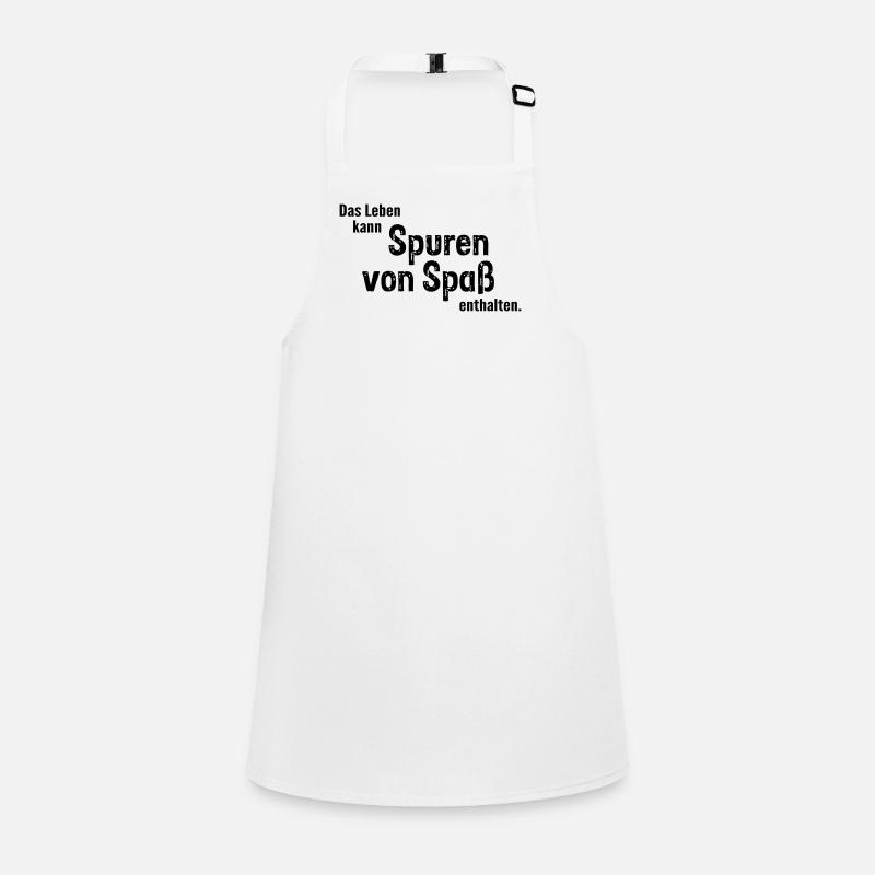 Spuren von Spass Schürze für Kinder