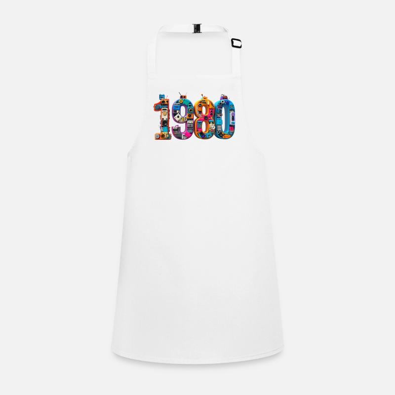 1980s Engineering Mosaic Children's Apron
