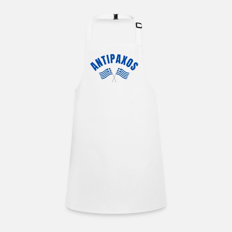 Antipaxos Greek Flags Children's Apron