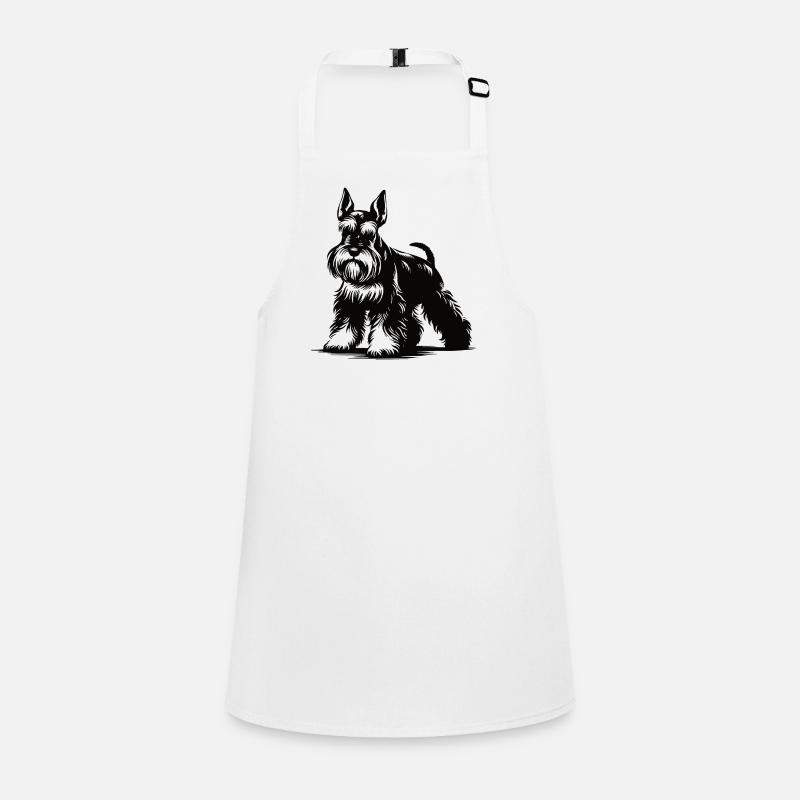 Conception du schnauzer miniature – pour les amateurs de schnauzer Tablier Enfant