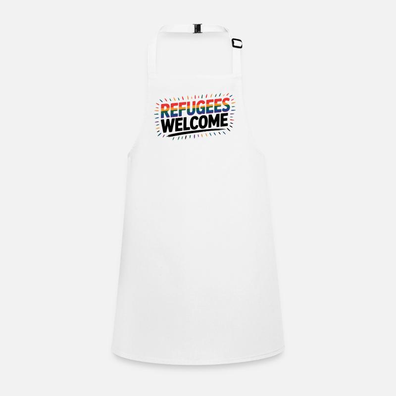 Accueil des réfugiés - Logo Cool Pride Tablier Enfant