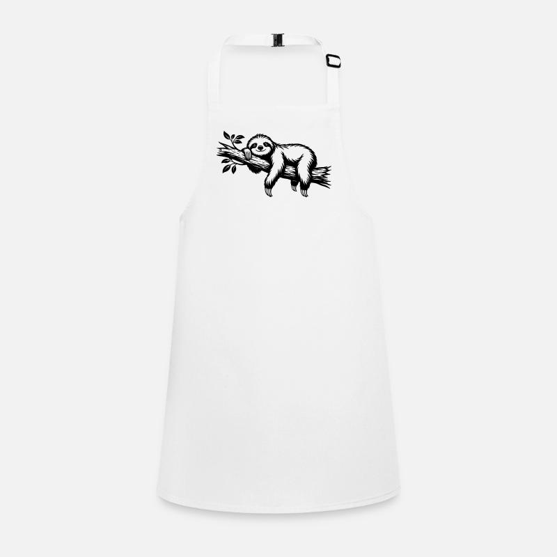 Sloth chilling Children's Apron