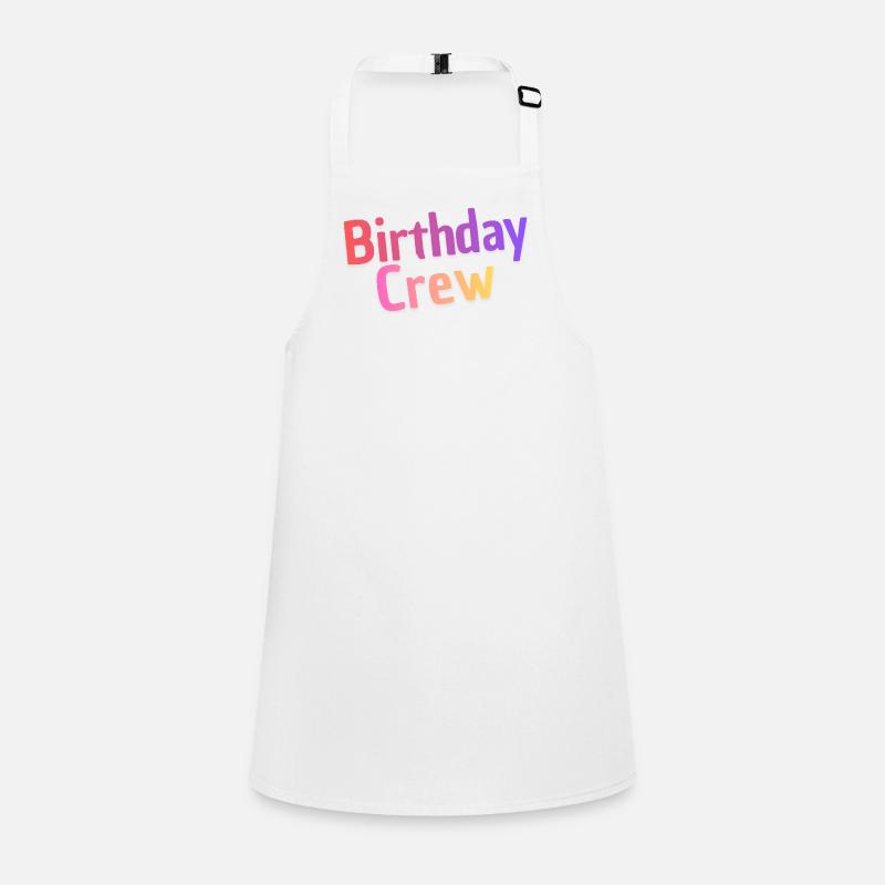 Birthday Crew Children's Apron