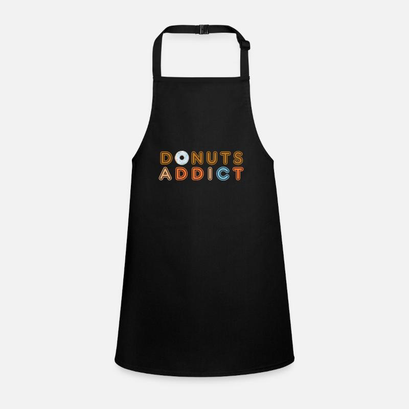 Donuts addict ice blue Children's Apron