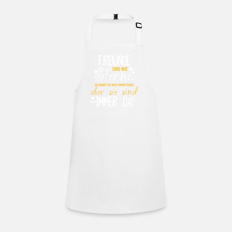 Freunde sind wie Sterne Schürze für Kinder