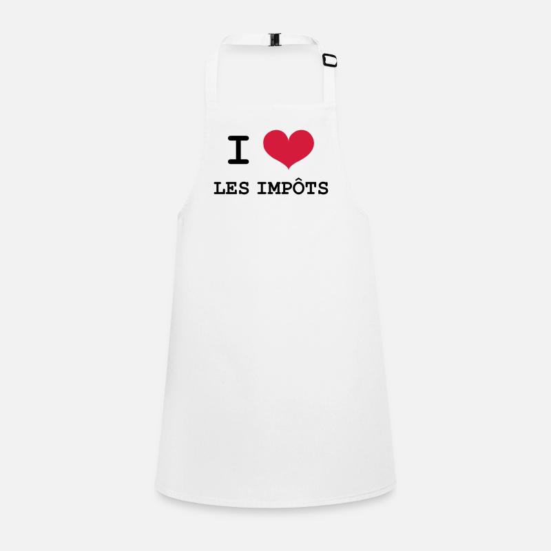 Ich liebe Steuern Schürze für Kinder