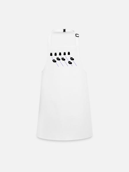 music mixer - Children's Apron - white - Front