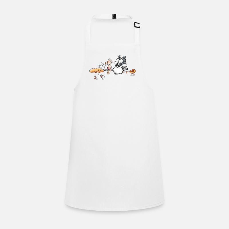 Stork and baby Children's Apron