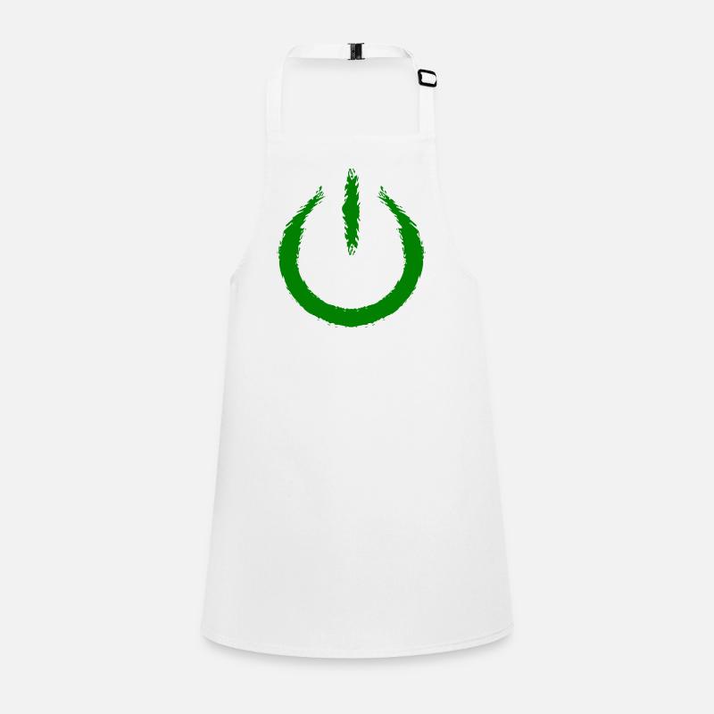 Power on switch on Turn off icon Children's Apron