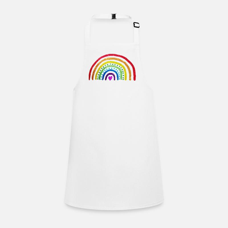 Rainbow Glitter Children's Apron