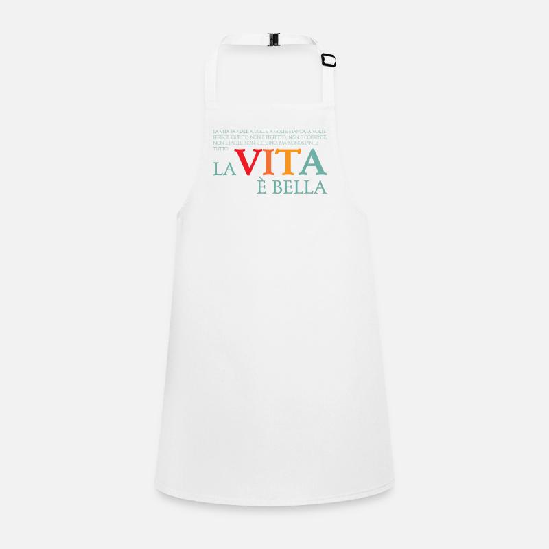 La vita e bella Schürze für Kinder