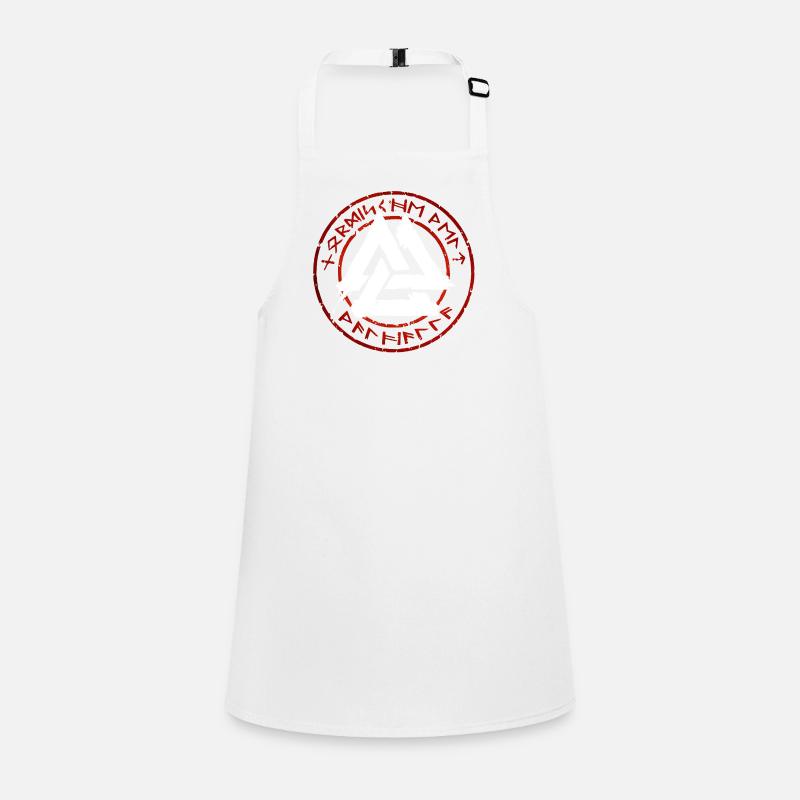 Walhalla - Walknut - Nordisch - Runen Schürze für Kinder