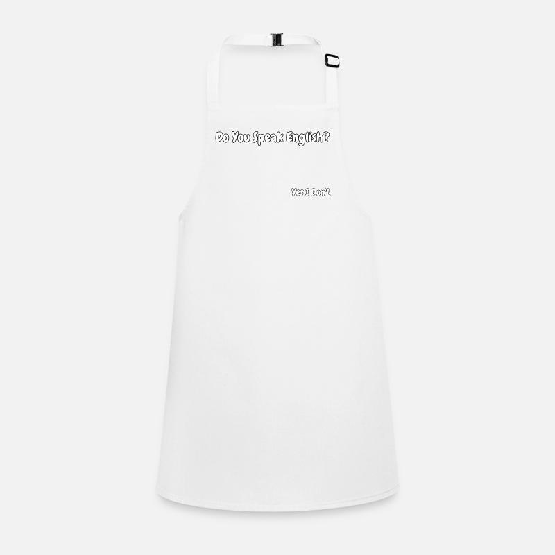 Funny English Language Joke Design Children's Apron