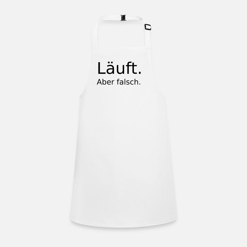 Runs ... but wrong Children's Apron