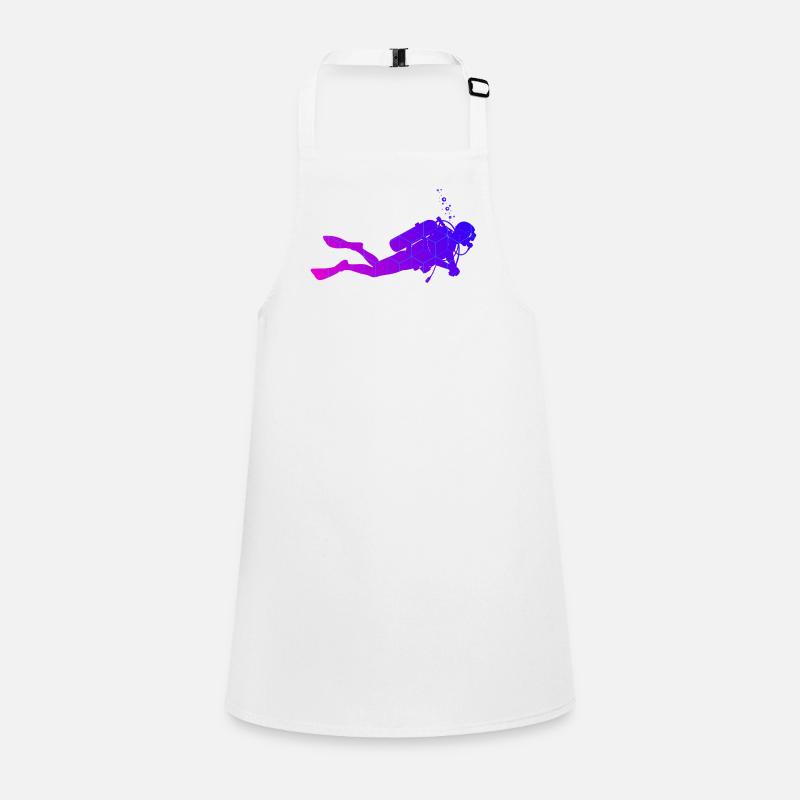 Great diving gift for diving Children's Apron