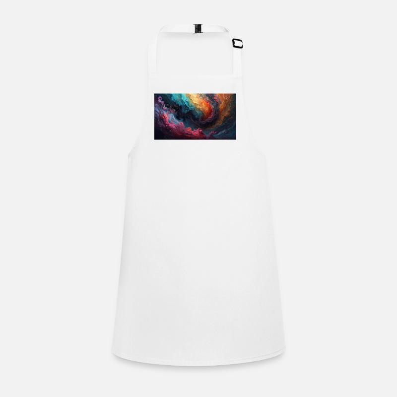 Tourbillon de couleurs, mer de brouillard Tablier Enfant