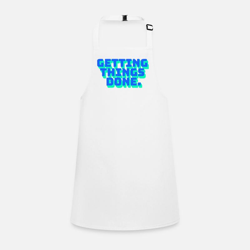 Focus Motivation Getting Things Done Children's Apron