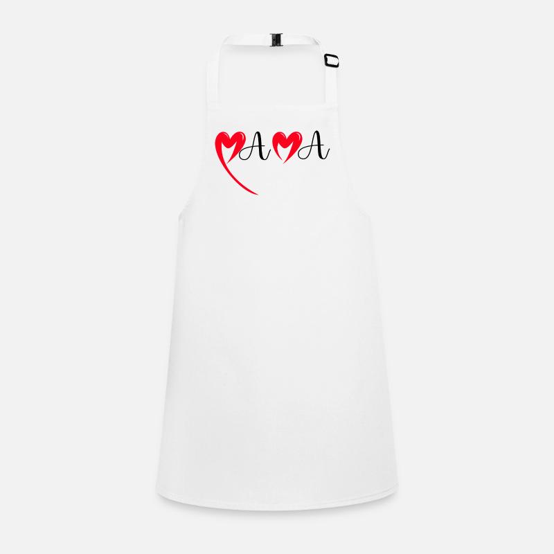 Herzlichen Glückwunsch zum Geburtstag Mama Rotes Herz Liebe Mutter Mama Schürze für Kinder