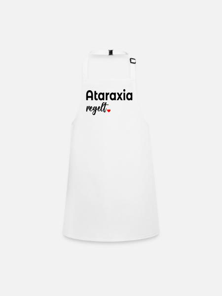 Unerschuetterlichkeit_Ataraxia_Gelassenheit - Children's Apron - white - Front