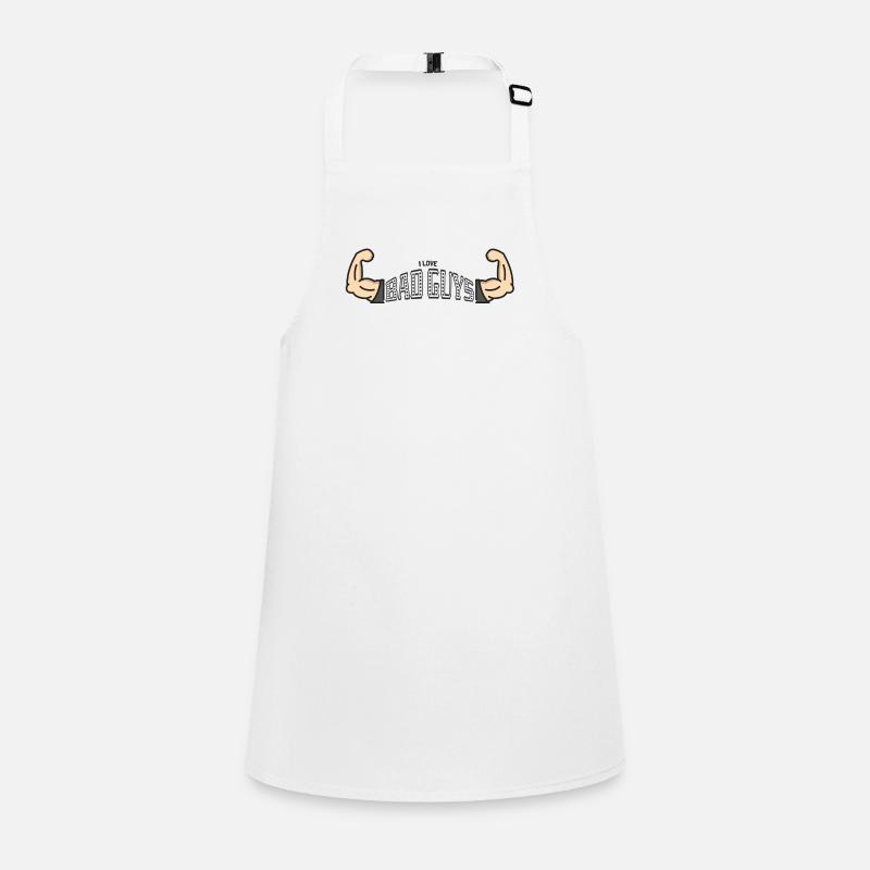 I love bad guys Children's Apron