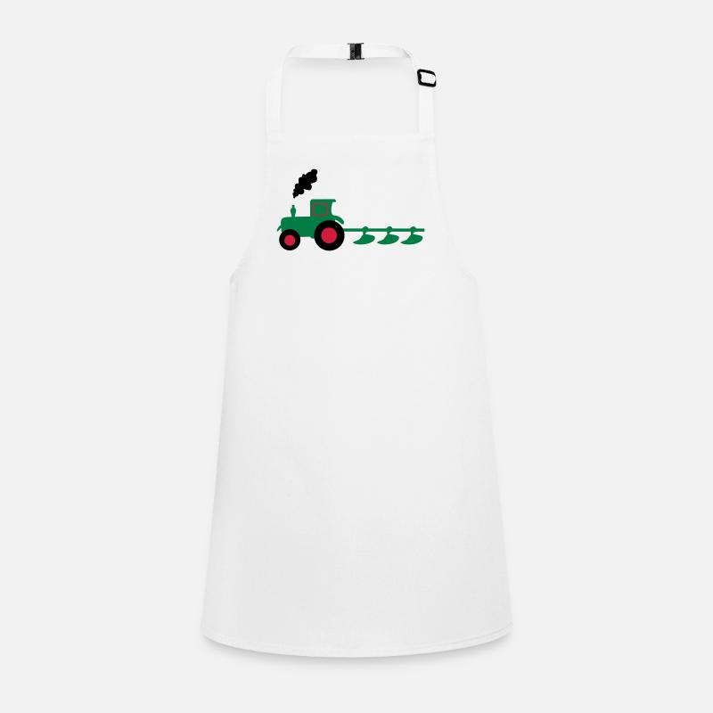 tractor plow Children's Apron