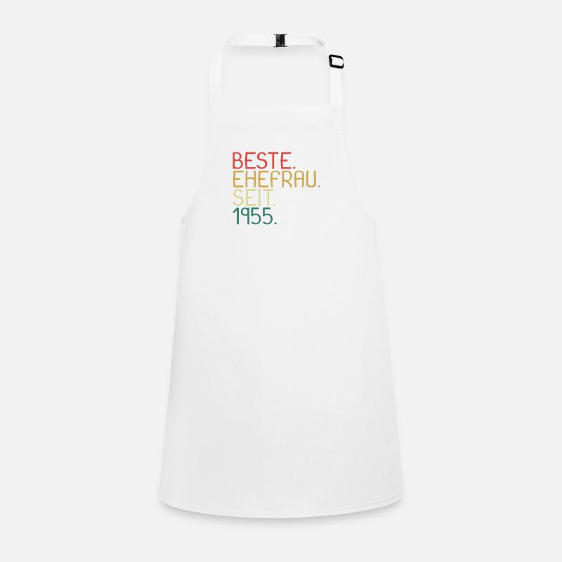 Beste Ehefrau Seit 1955 - Jahrestag Geschenk Schürze für Kinder